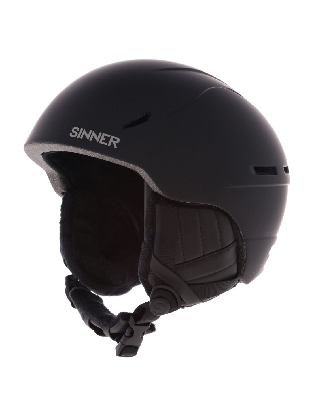 Sinner, Crest casque de ski unisexe Matt Black noir 