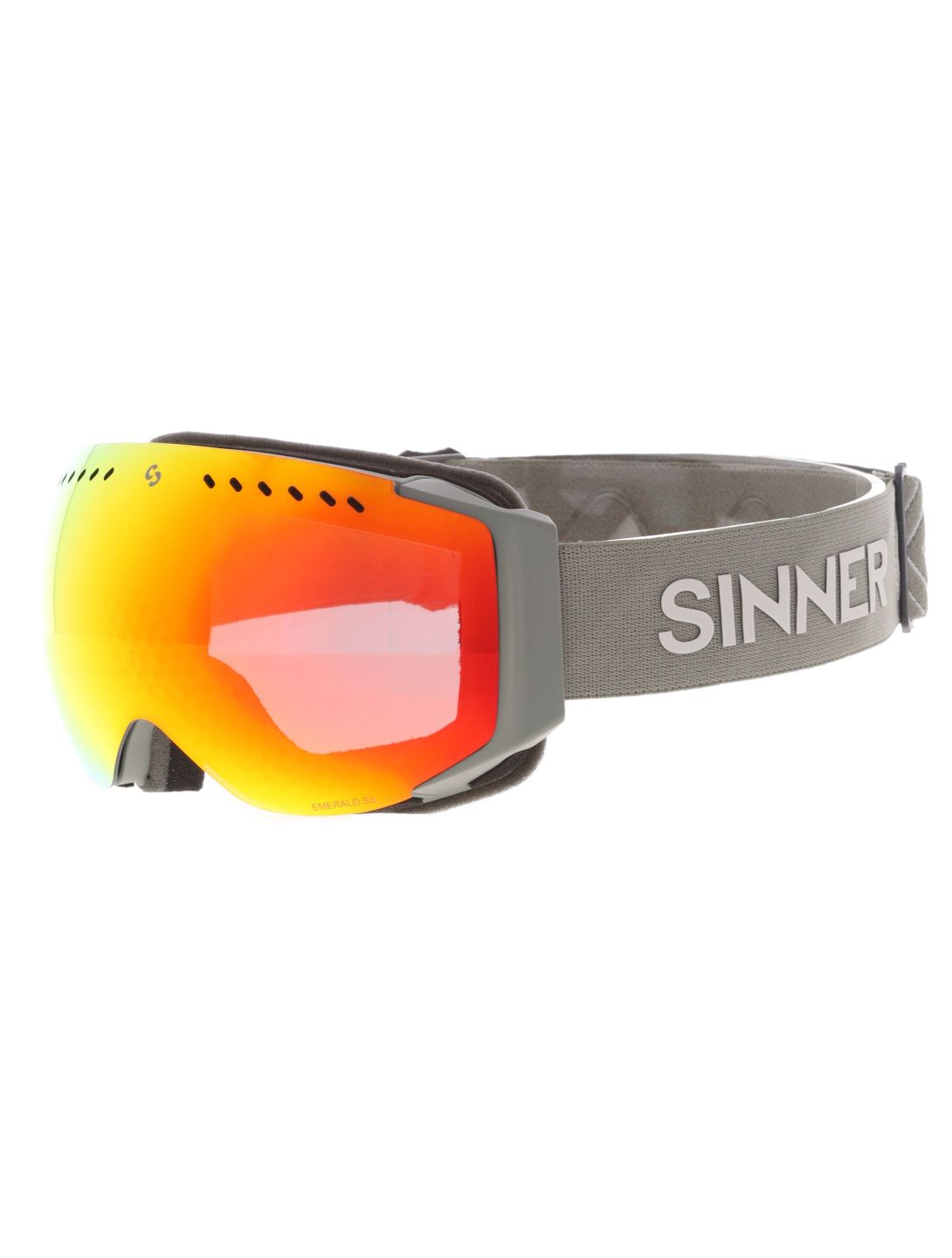 Sinner, Emerald lunettes de ski unisexe Matt Moss Green vert 