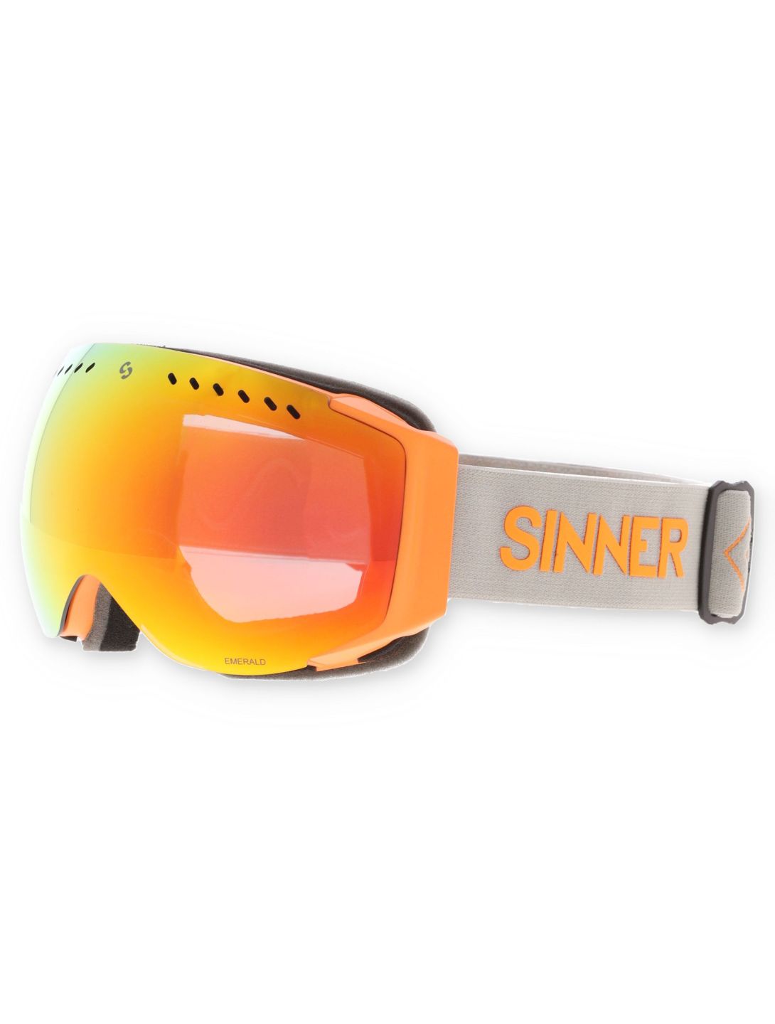 Sinner, Emerald lunettes de ski unisexe Matt Orange orange 