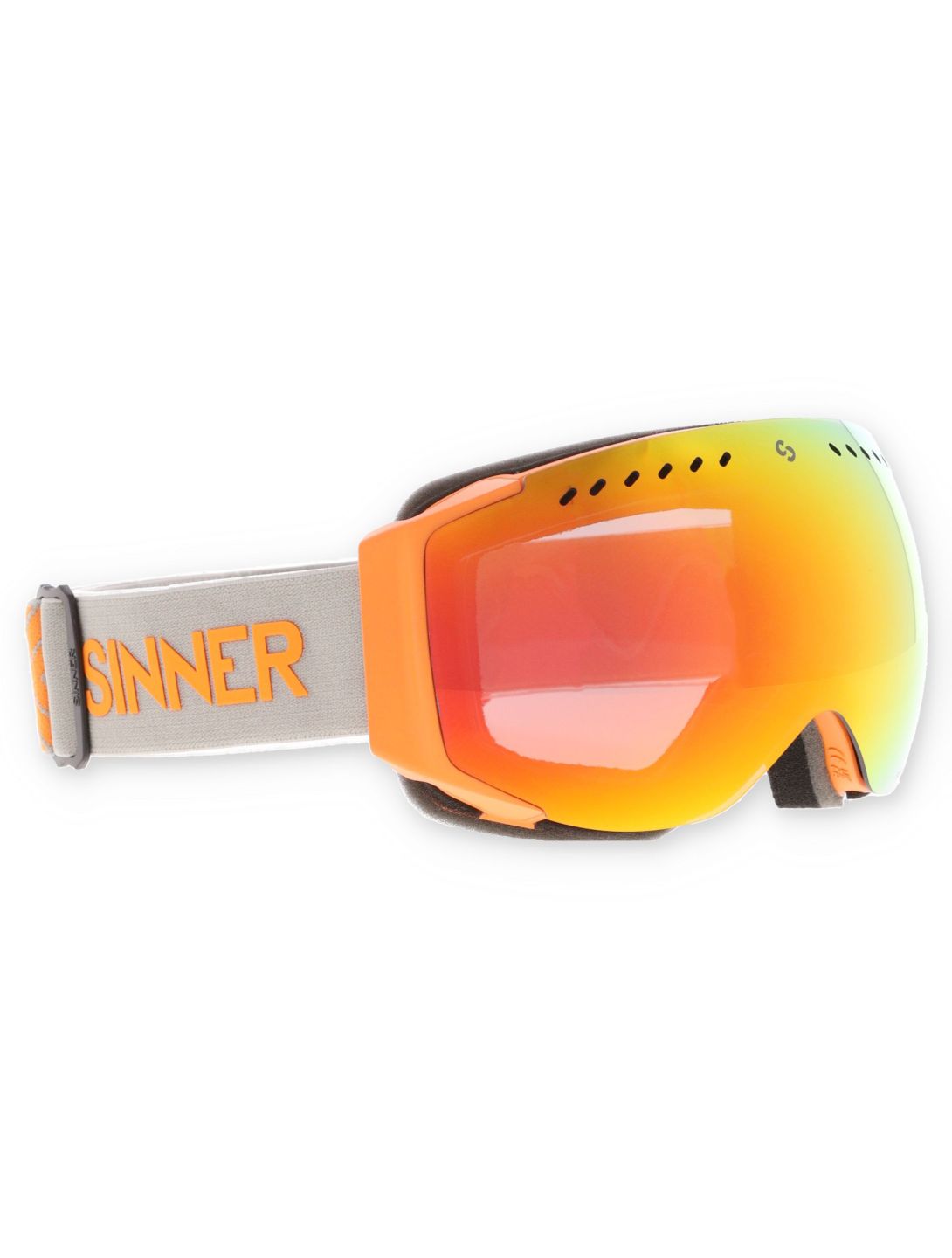 Sinner, Emerald lunettes de ski unisexe Matt Orange orange 