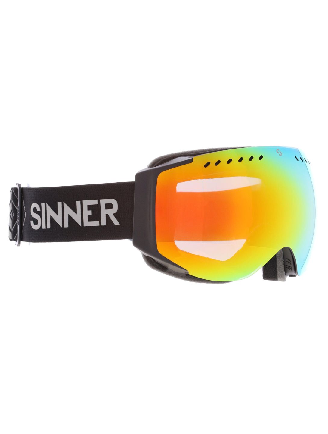 Sinner, Emerald lunettes de ski unisexe Matt Black noir 