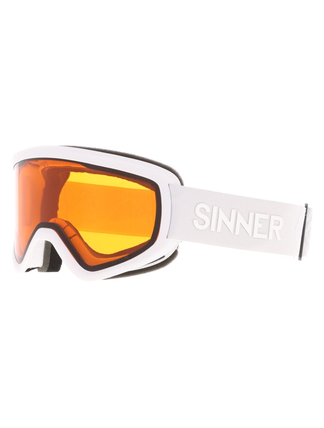 Sinner, Estes lunettes de ski unisexe Matt White blanc 