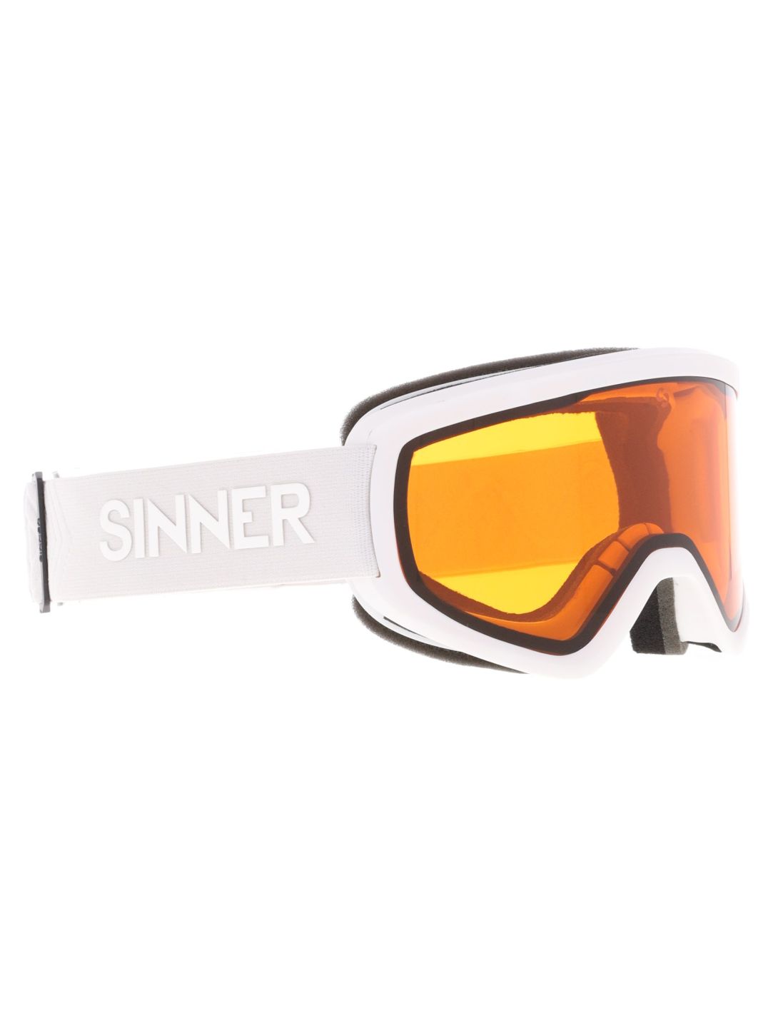 Sinner, Estes lunettes de ski unisexe Matt White blanc 