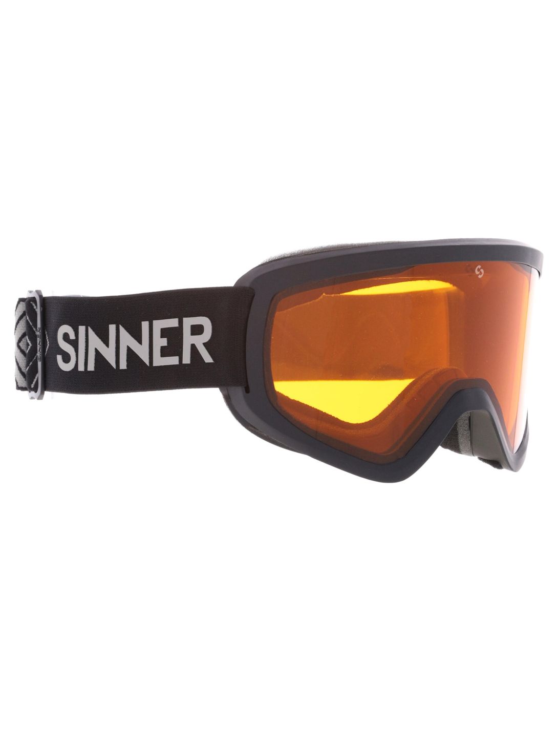 Sinner, Estes lunettes de ski unisexe Matt Black noir 