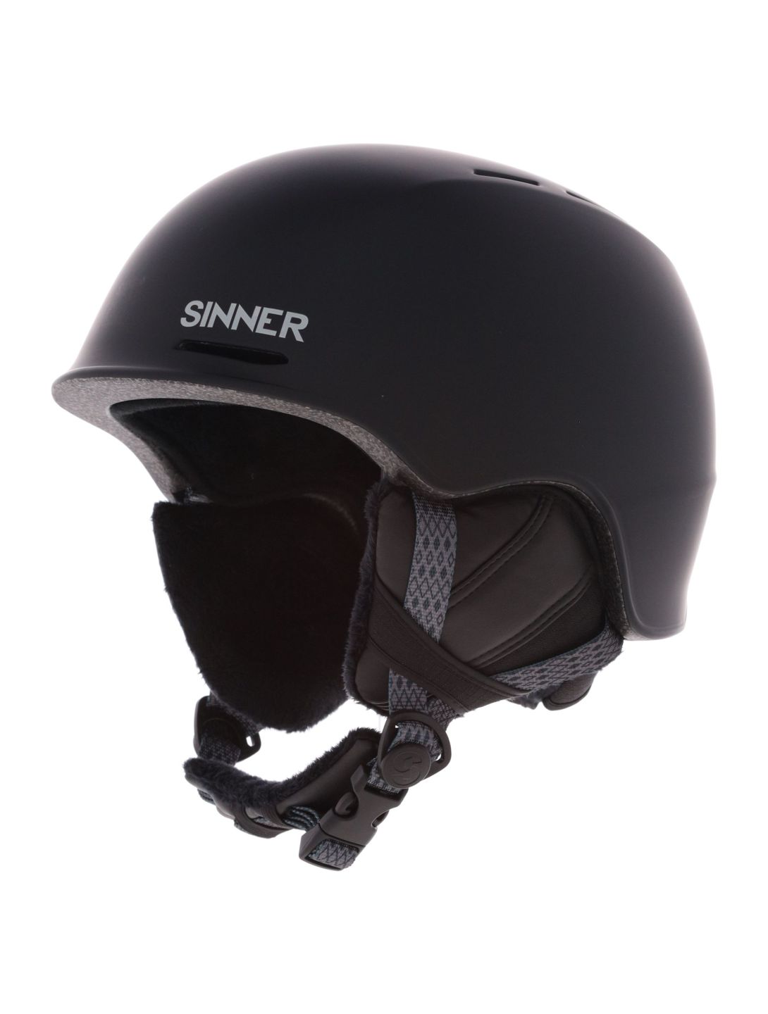 Sinner, Fortune casque de ski unisexe Matt Black noir 