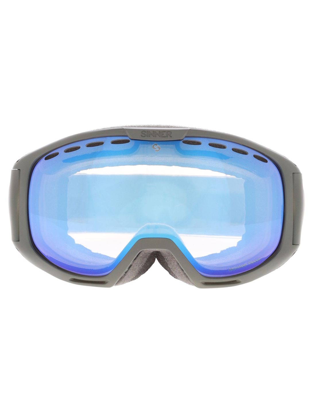 Sinner, Mohawk Trans+ lunettes de ski unisexe Matt Moss Green vert 