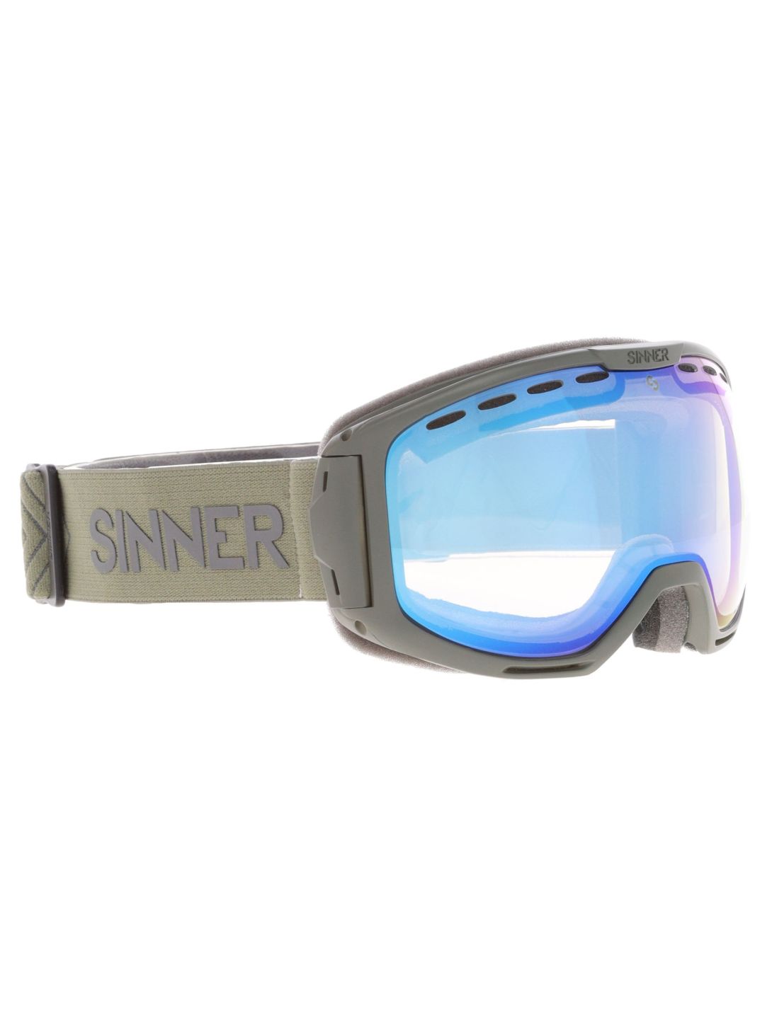 Sinner, Mohawk Trans+ lunettes de ski unisexe Matt Moss Green vert 