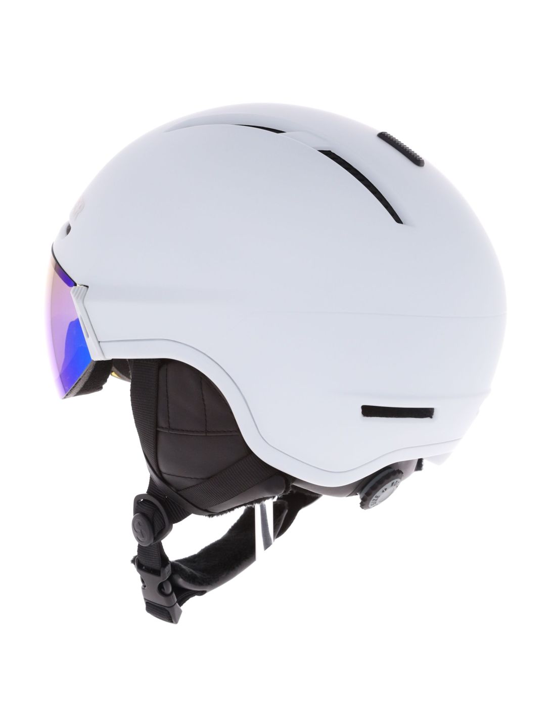 Sinner, Montblanc casque de ski avec visière unisexe Matt White blanc 