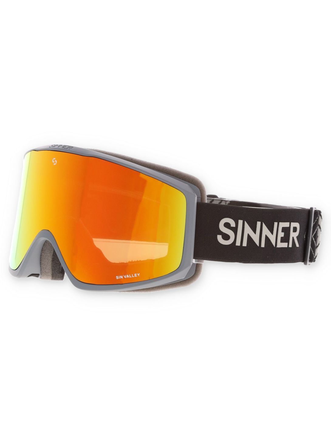 Sinner, Sin Valley lunettes de ski unisexe Matt Dark Grey gris 