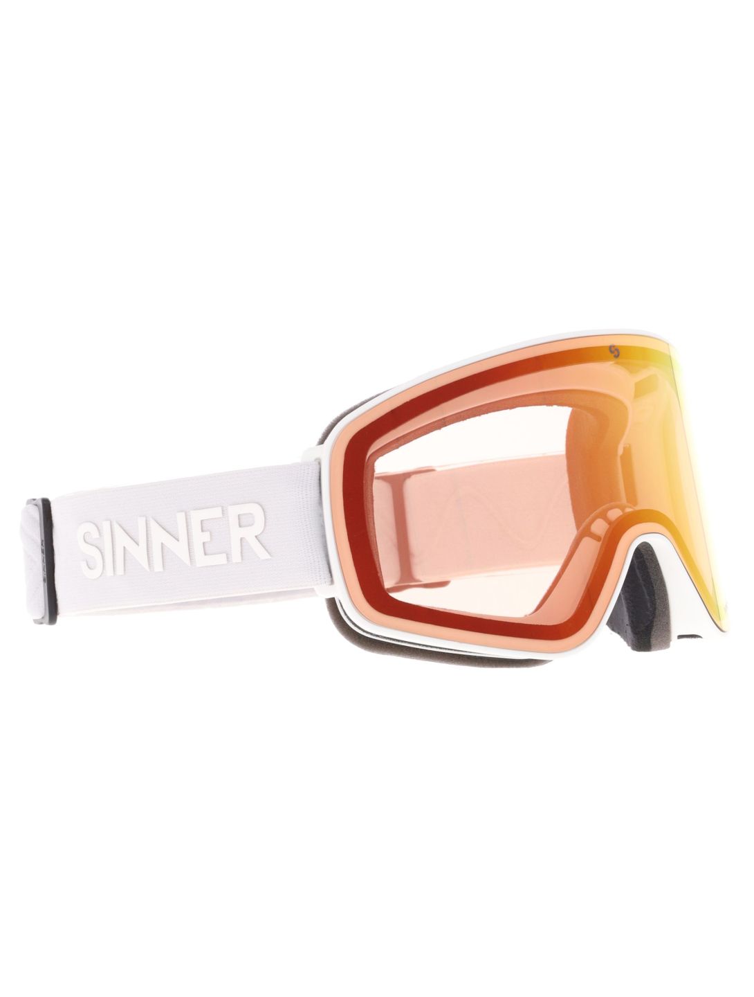 Sinner, Snowghost lunettes de ski unisexe Matt White blanc 