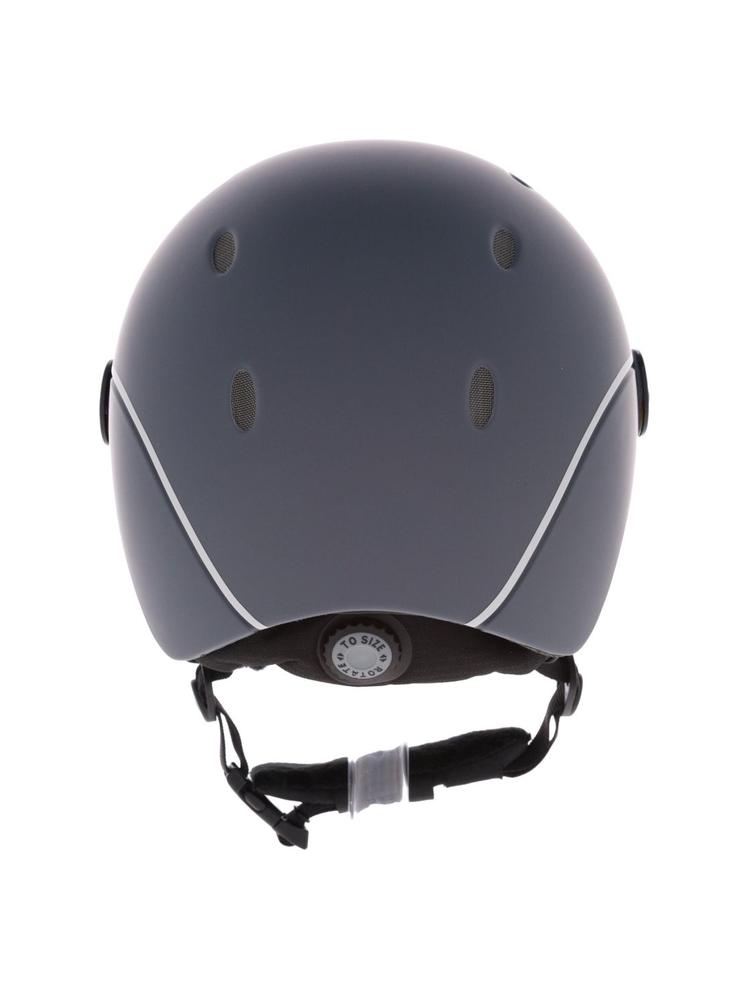 Sinner, Titan Visor casque de ski avec visière unisexe Matt Dark Grey gris 