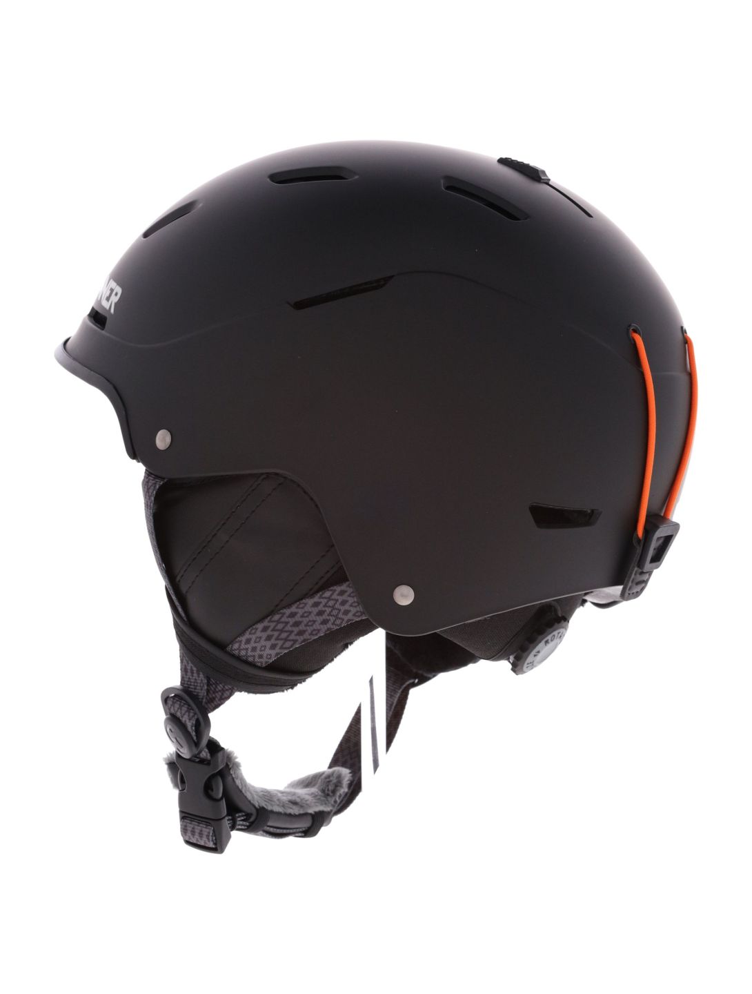 Sinner, Whistler casque de ski unisexe Matt Black noir 