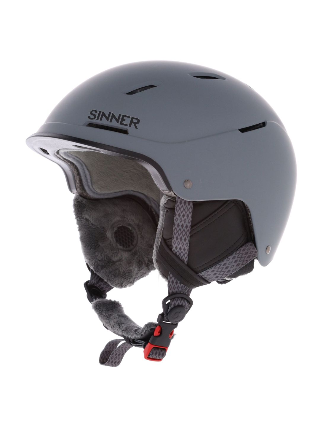 Sinner, Whistler casque de ski unisexe Matt Dark Grey gris 