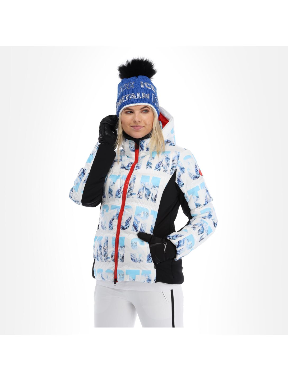 Sportalm Kitzbühel, 9820503185 veste de ski femmes optical blanc 