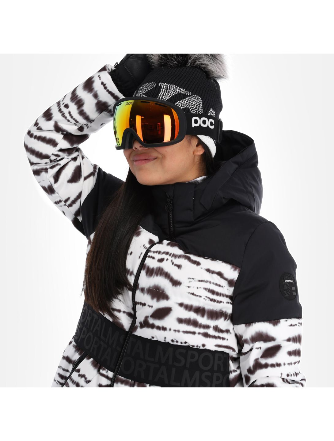 Sportalm Kitzbühel, 9820525141 veste de ski femmes optical blanc 