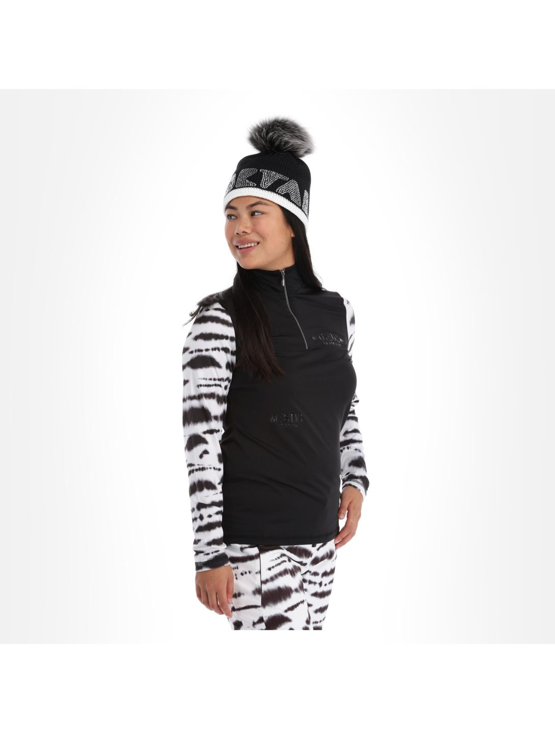 Sportalm Kitzbühel, 9823015758 pull de ski femmes noir 