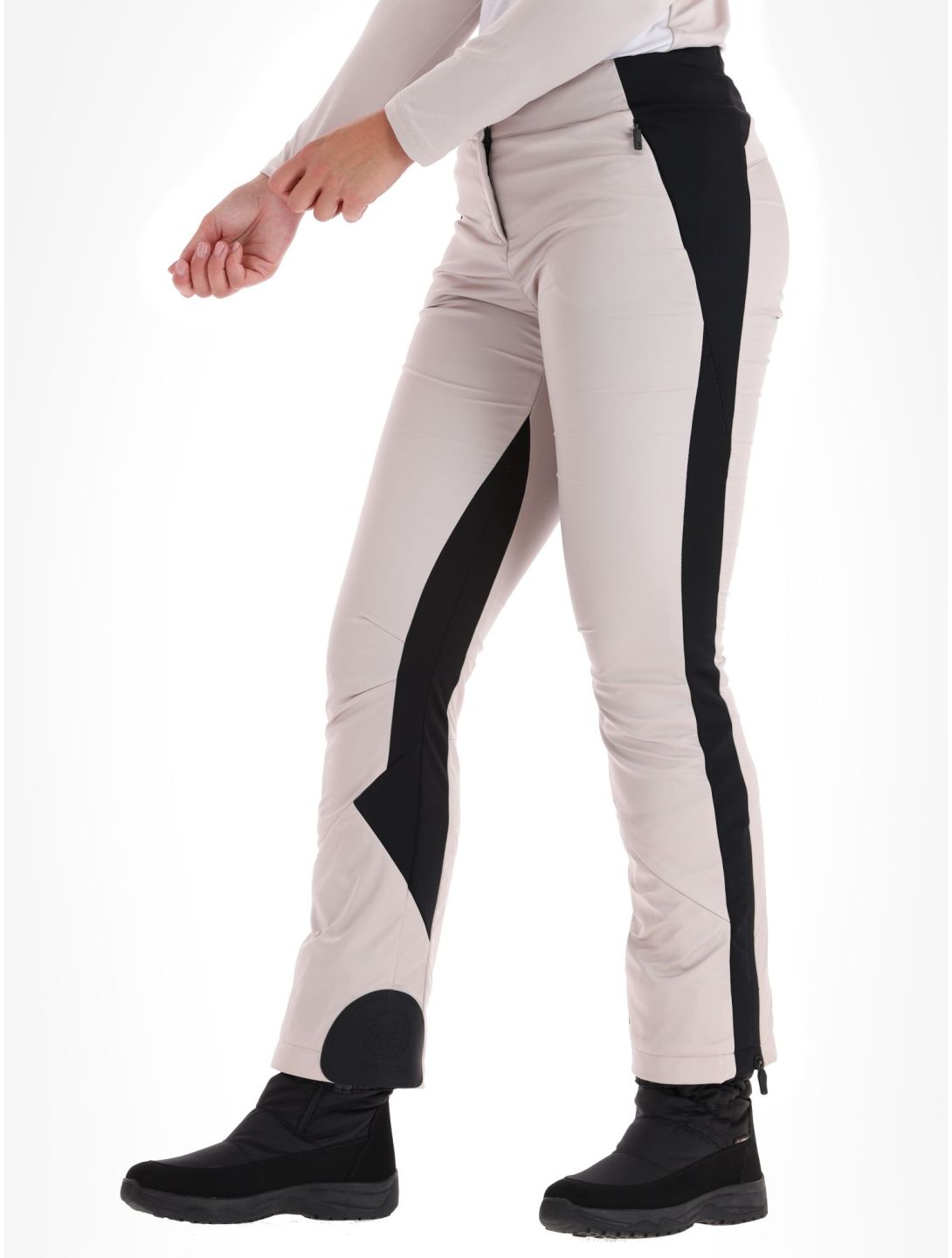 Sportalm Kitzbühel, Air CB pantalon de ski en softshell femmes Taupe Pink rose 