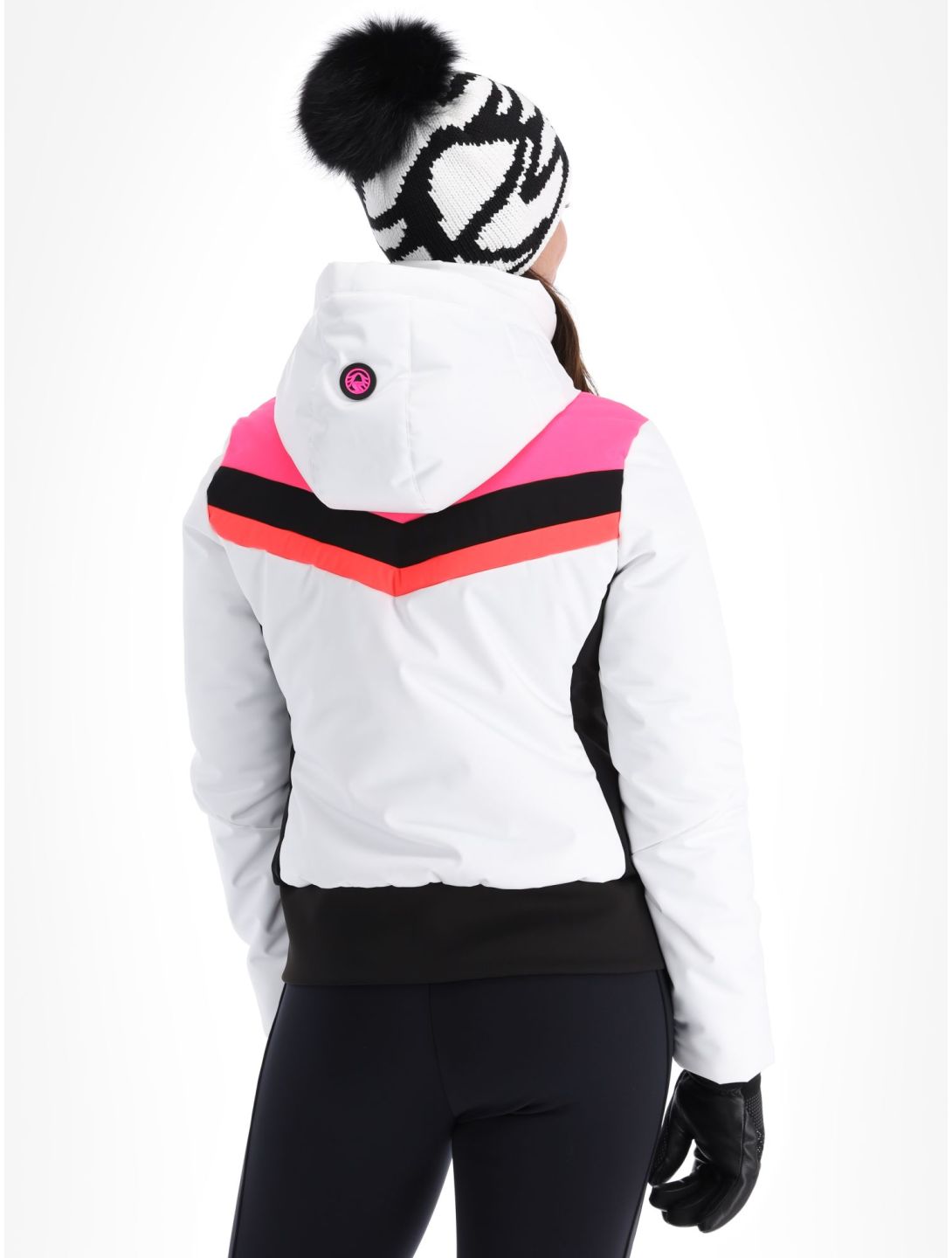 Sportalm Kitzbühel, Anniston m.Kap.o.P. veste de ski femmes Optical white blanc 