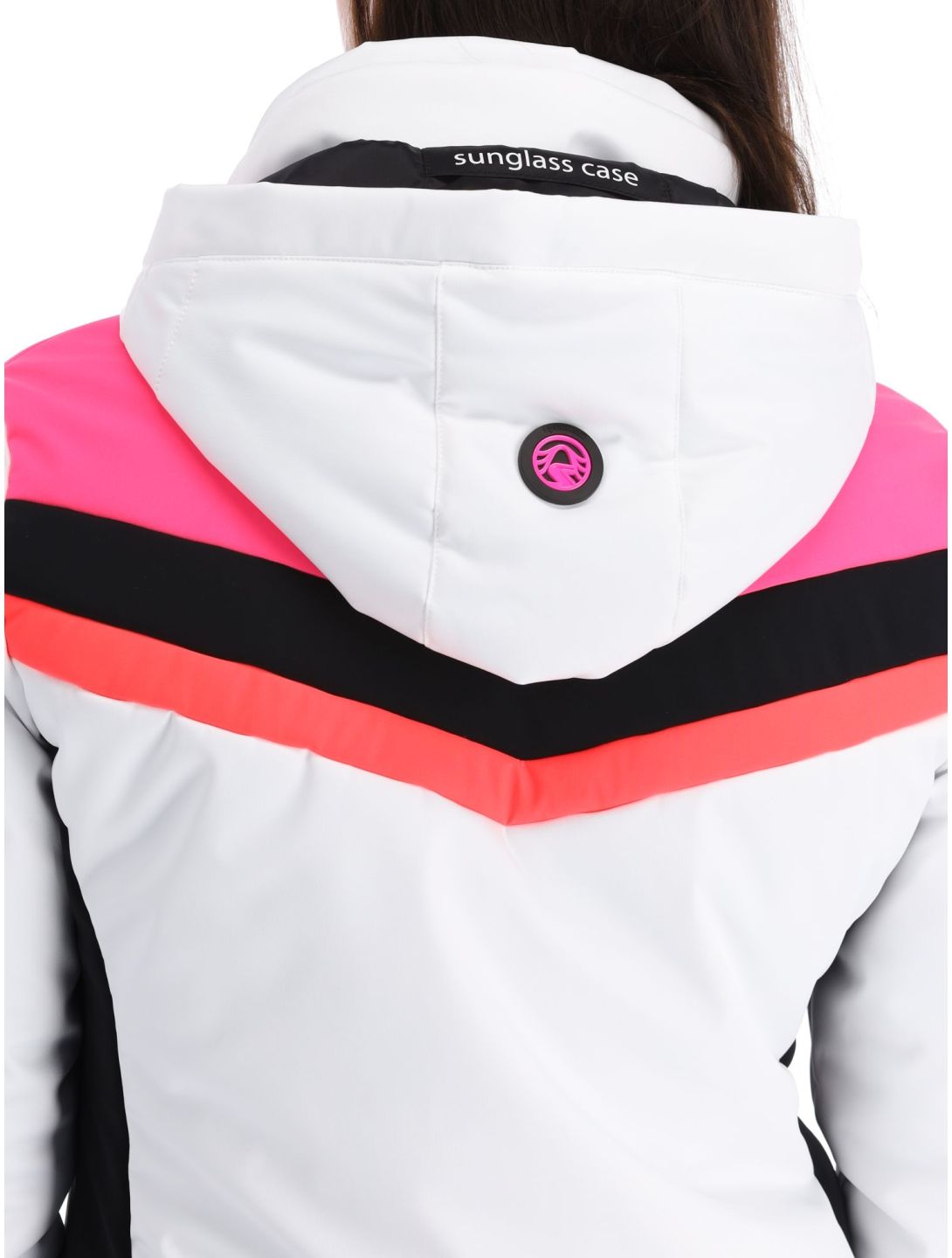 Sportalm Kitzbühel, Anniston m.Kap.o.P. veste de ski femmes Optical white blanc 