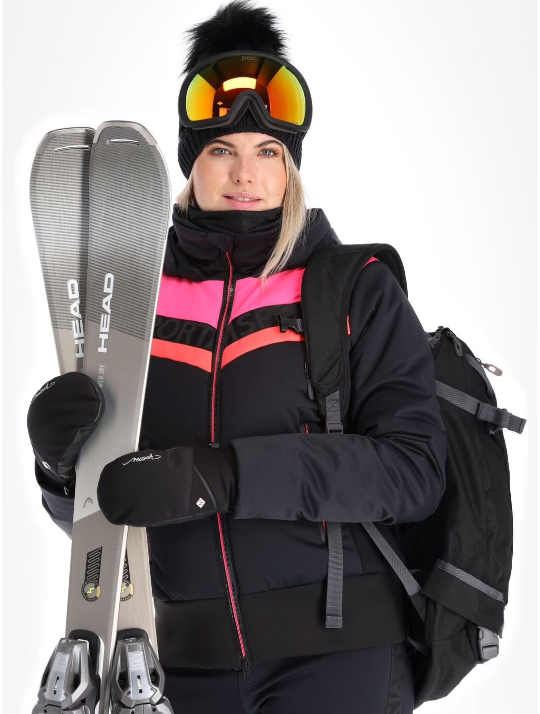 Sportalm Kitzbühel, Anniston m.Kap.o.P. veste de ski femmes Black noir 