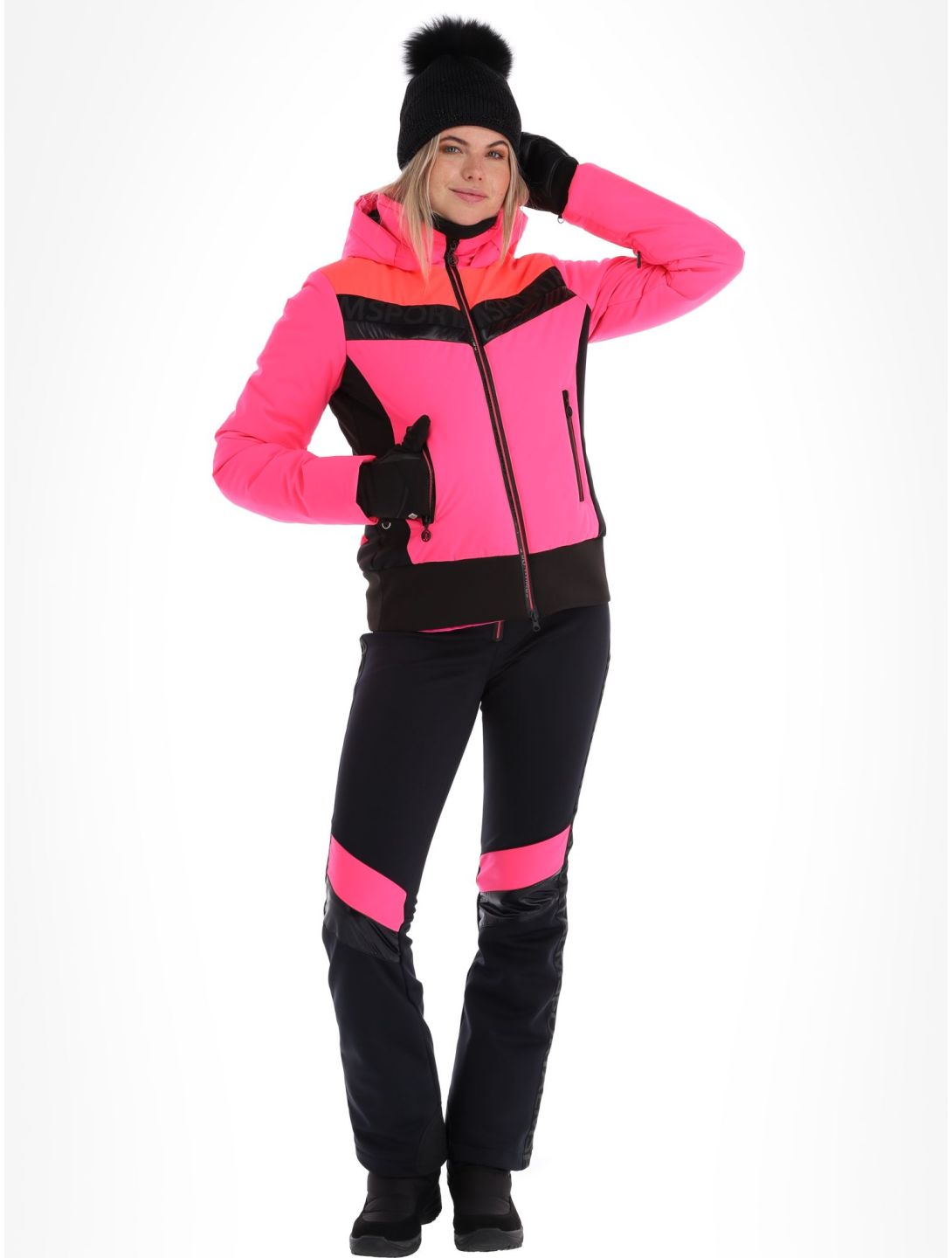 Sportalm Kitzbühel, Anniston m.Kap.o.P. veste de ski femmes Pink Glow rose 