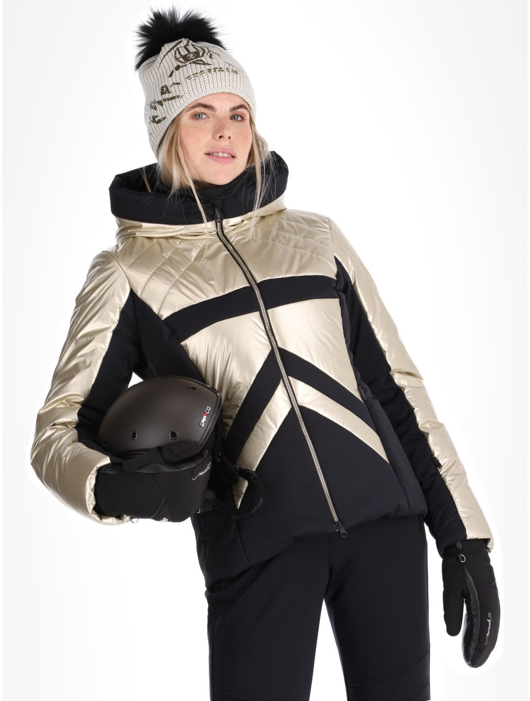 Sportalm Kitzbühel, Delphia NE m.K. veste de ski femmes Gold Or 