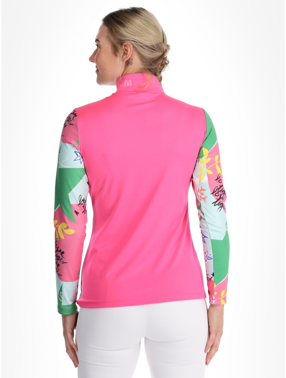 Sportalm Kitzbühel, Dubai pull de ski femmes Neon Pink multicolore, rose 