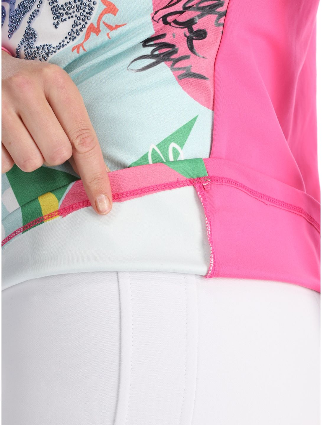 Sportalm Kitzbühel, Dubai pull de ski femmes Neon Pink multicolore, rose 