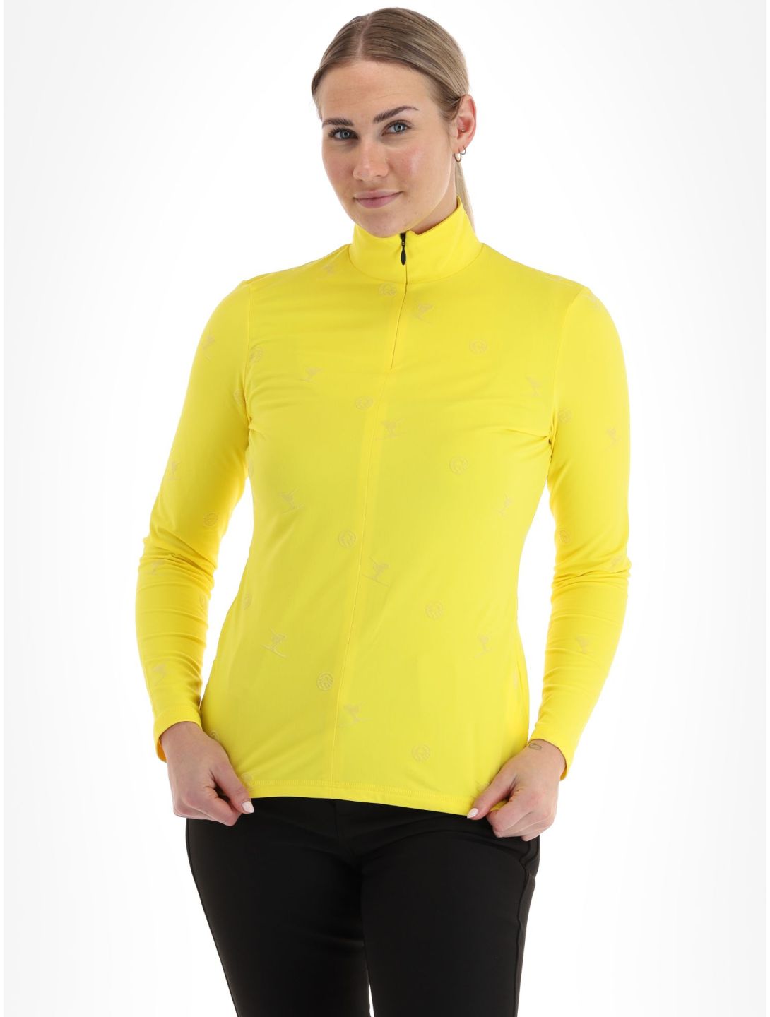 Sportalm Kitzbühel, Helsinki pull de ski femmes Blazing Yellow jaune 