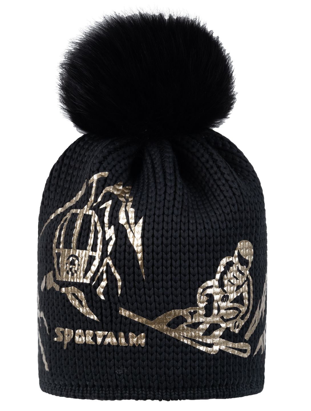 Sportalm Kitzbühel, Honolulu SKI bonnet femmes Black noir 