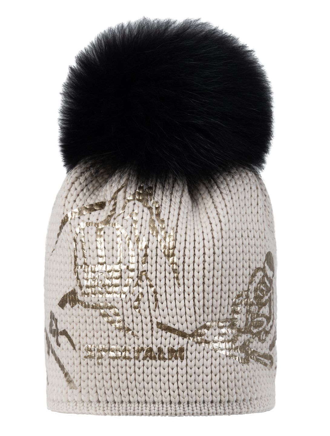 Sportalm Kitzbühel, Honolulu SKI bonnet femmes Silver Cloud argent 