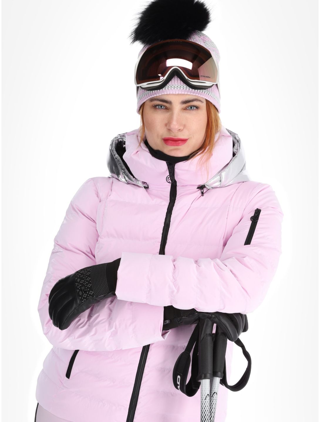 Sportalm Kitzbühel, Lissabon CH m.Kap.o.P. veste de ski femmes Chalk Pink rose 