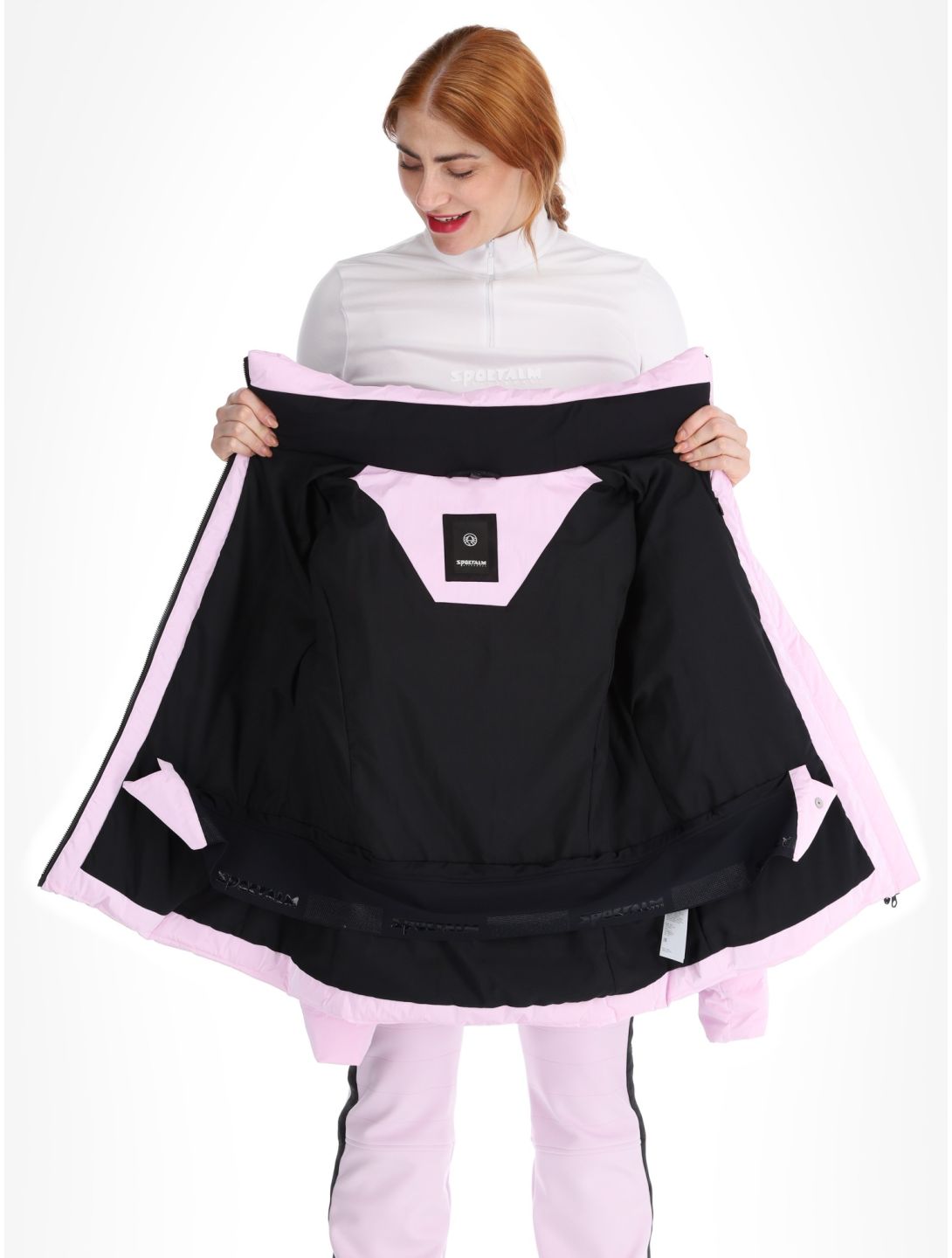 Sportalm Kitzbühel, Lissabon CH m.Kap.o.P. veste de ski femmes Chalk Pink rose 