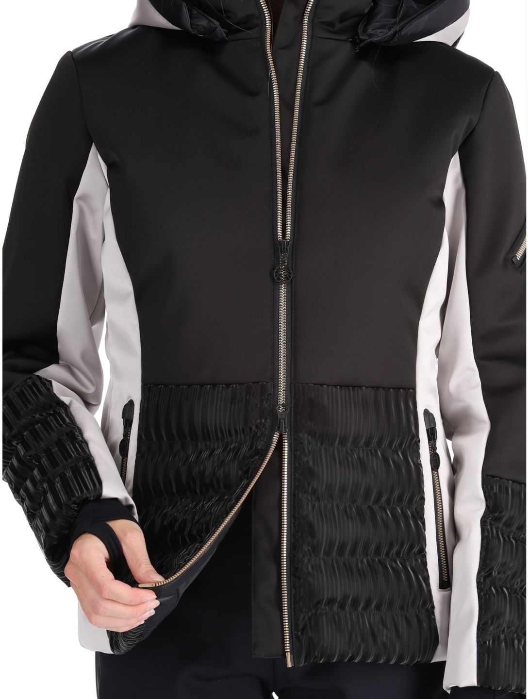 Sportalm Kitzbühel, Marbella NE m.Kap.o.P. veste de ski femmes Black noir 