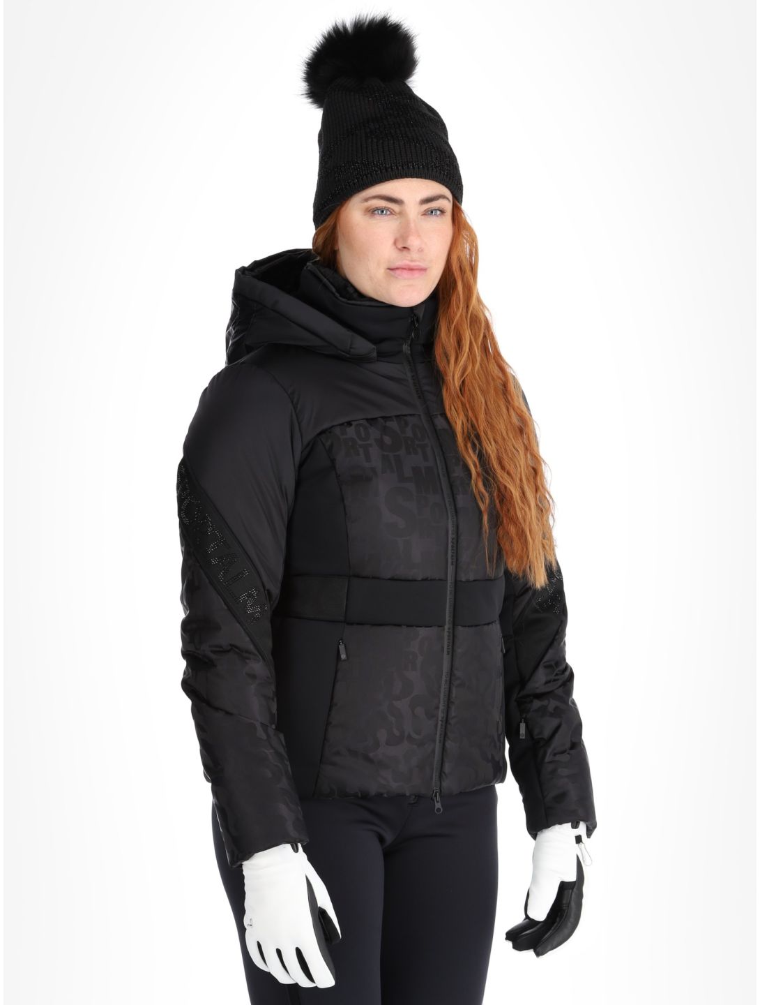 Sportalm Kitzbühel, Mumbai NE m.Kap.o.P. veste de ski femmes Black noir 