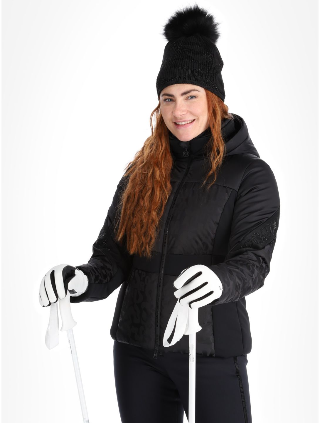 Sportalm Kitzbühel, Mumbai NE m.Kap.o.P. veste de ski femmes Black noir 