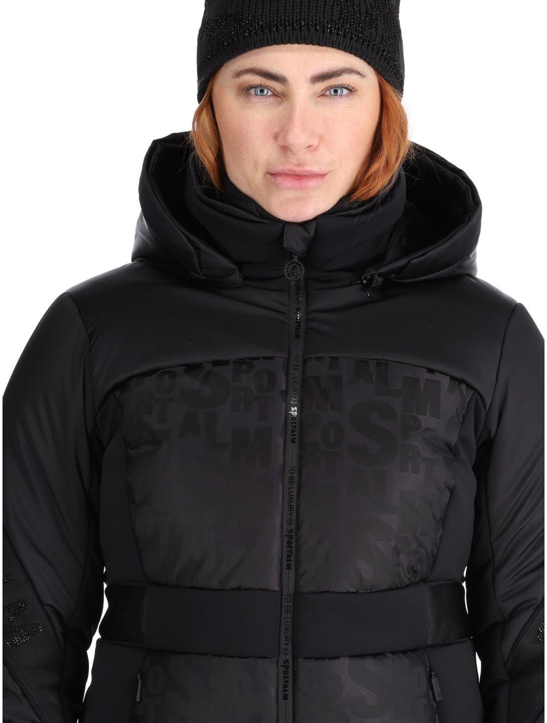 Sportalm Kitzbühel, Mumbai NE m.Kap.o.P. veste de ski femmes Black noir 