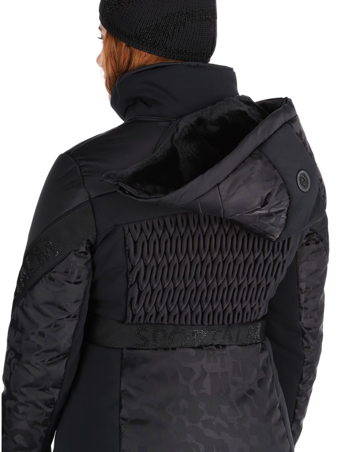 Sportalm Kitzbühel, Mumbai NE m.Kap.o.P. veste de ski femmes Black noir 