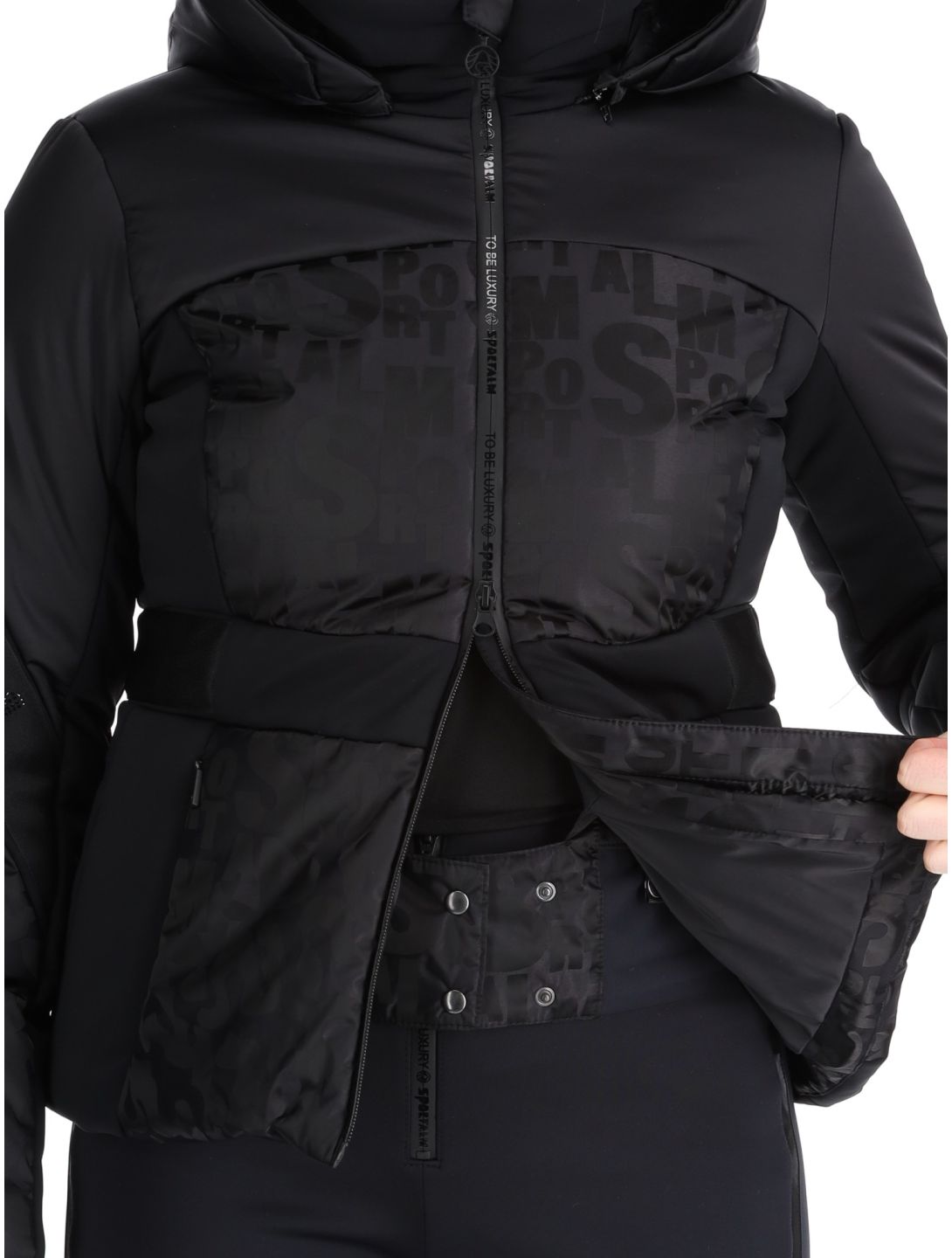 Sportalm Kitzbühel, Mumbai NE m.Kap.o.P. veste de ski femmes Black noir 