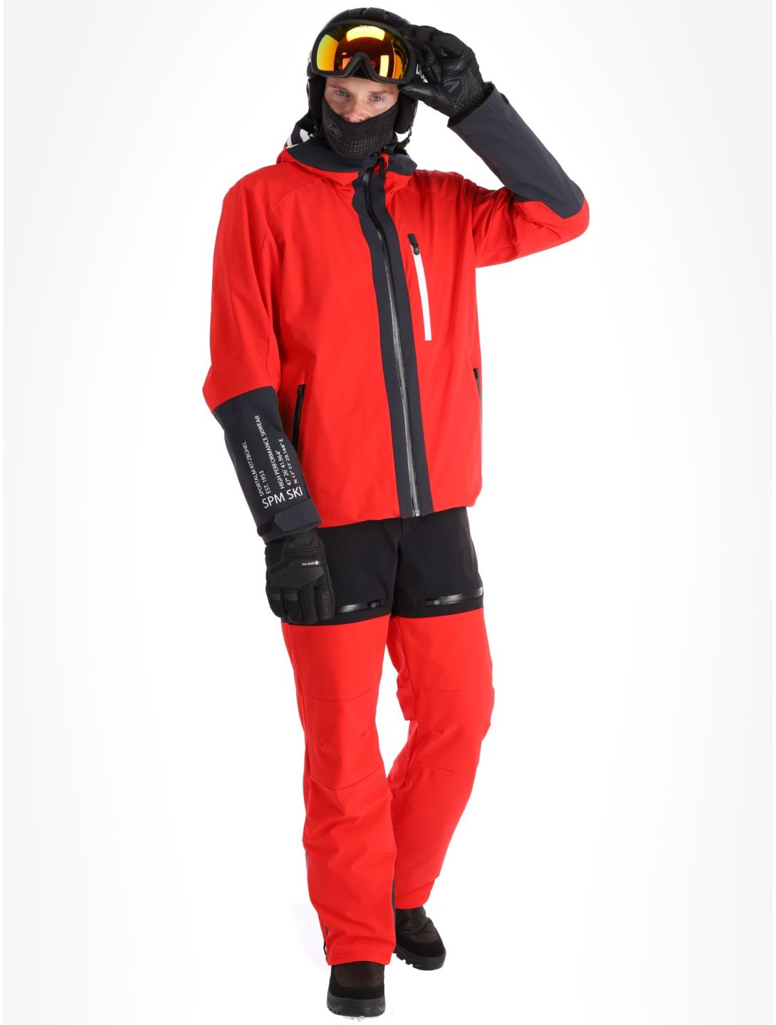 Sportalm Kitzbühel, My Shell m.Kap.o.P. veste de ski hommes Red rouge 