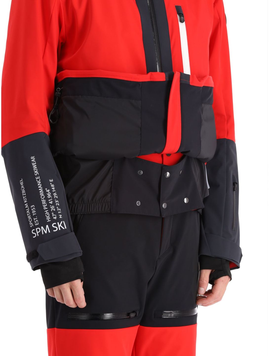 Sportalm Kitzbühel, My Shell m.Kap.o.P. veste de ski hommes Red rouge 