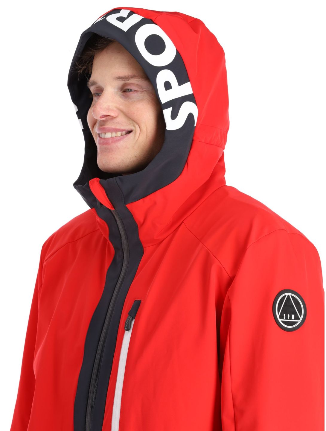 Sportalm Kitzbühel, My Shell m.Kap.o.P. veste de ski hommes Red rouge 