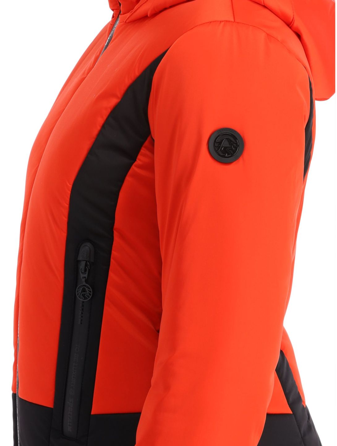 Sportalm Kitzbühel, Oatman m.Kap.o.P. veste de ski femmes Paprika Flame noir, rouge 