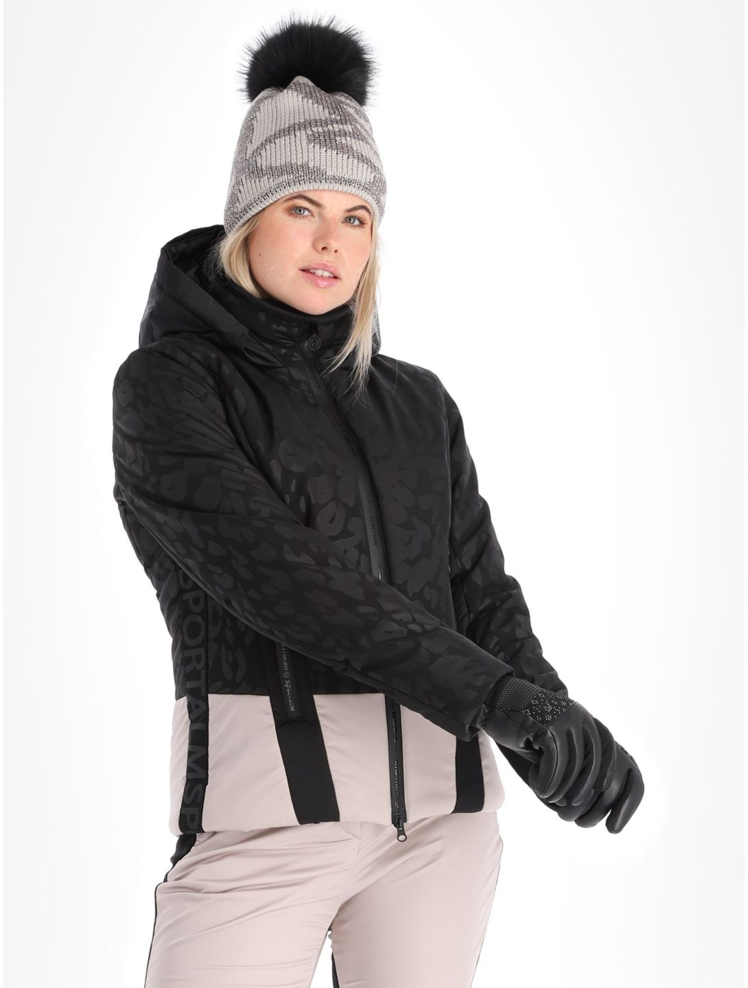 Sportalm Kitzbühel, Oregon m.Kap.o.P. veste de ski femmes Black noir 