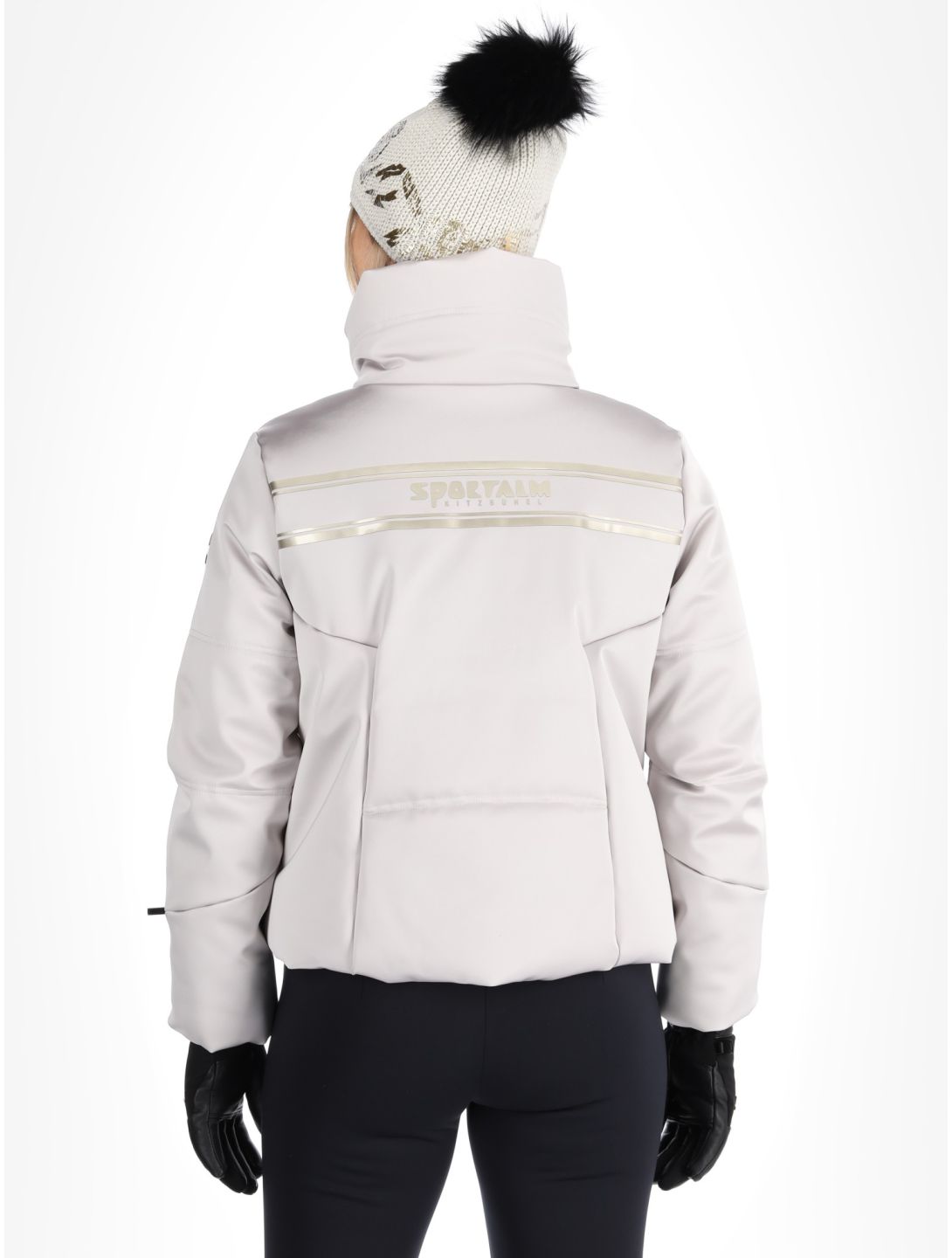 Sportalm Kitzbühel, Orla NE o.K. veste de ski femmes Silver Cloud argent 