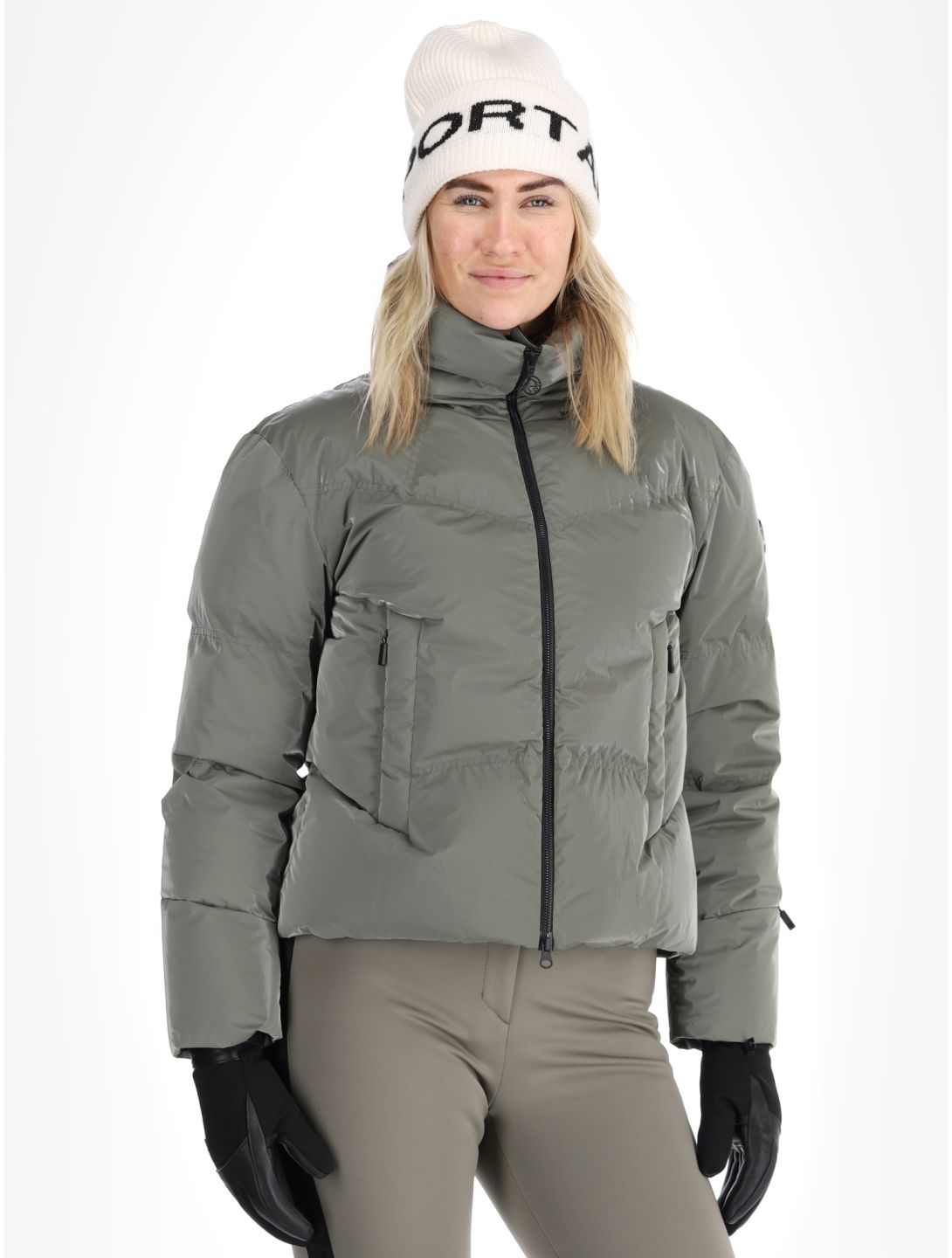 Sportalm Kitzbühel, Orlando CH o.K. veste de ski femmes Abbey Stone gris 