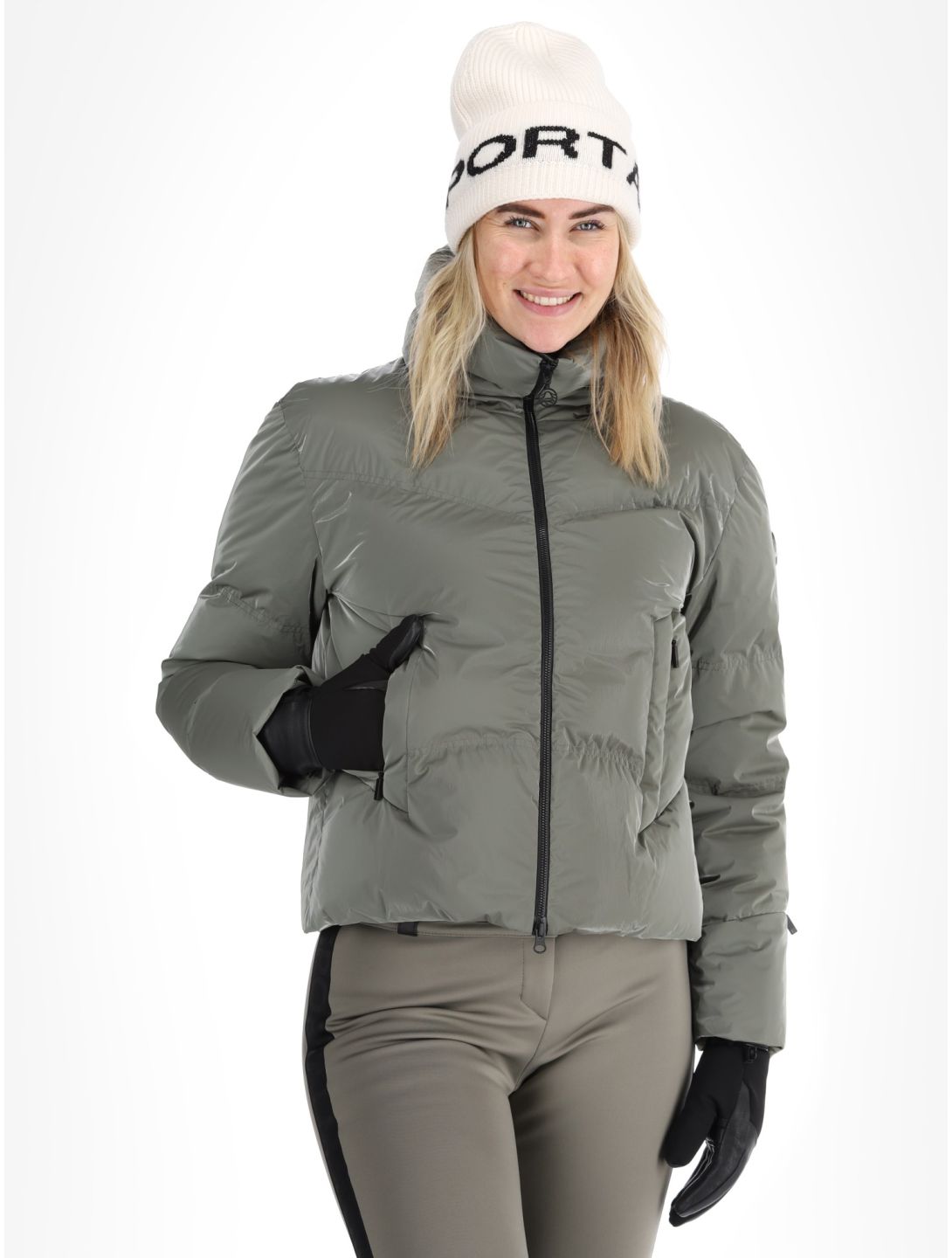 Sportalm Kitzbühel, Orlando CH o.K. veste de ski femmes Abbey Stone gris 