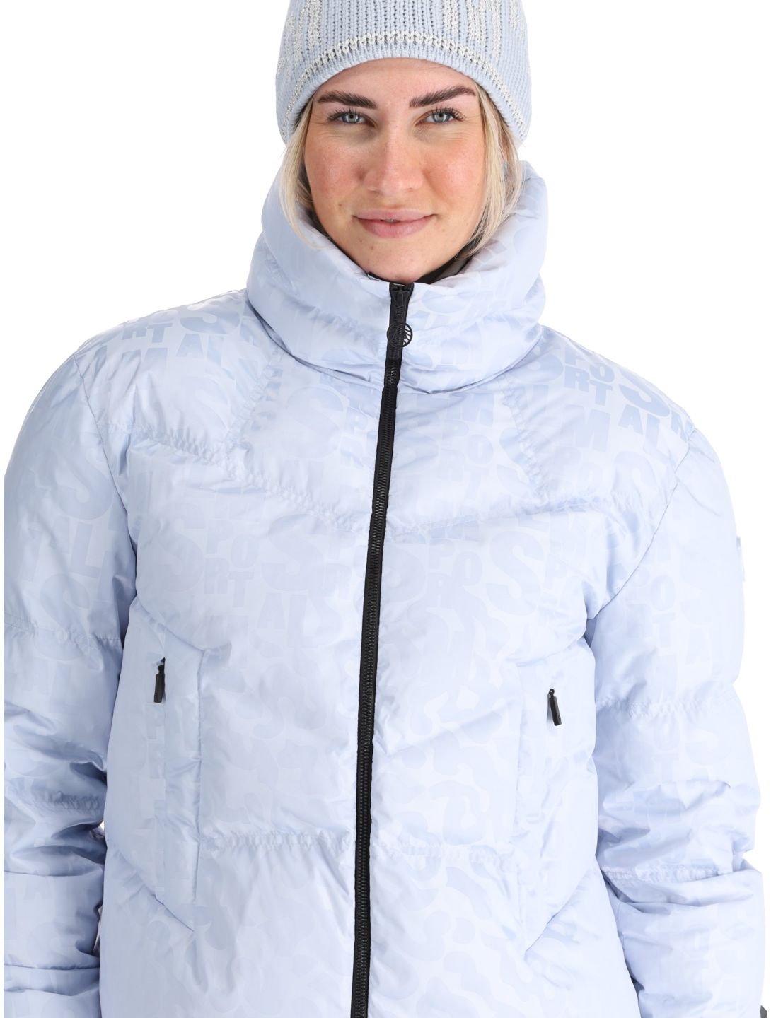 Sportalm Kitzbühel, Orlando Print CH o.K. veste de ski femmes Morning Blues bleu 