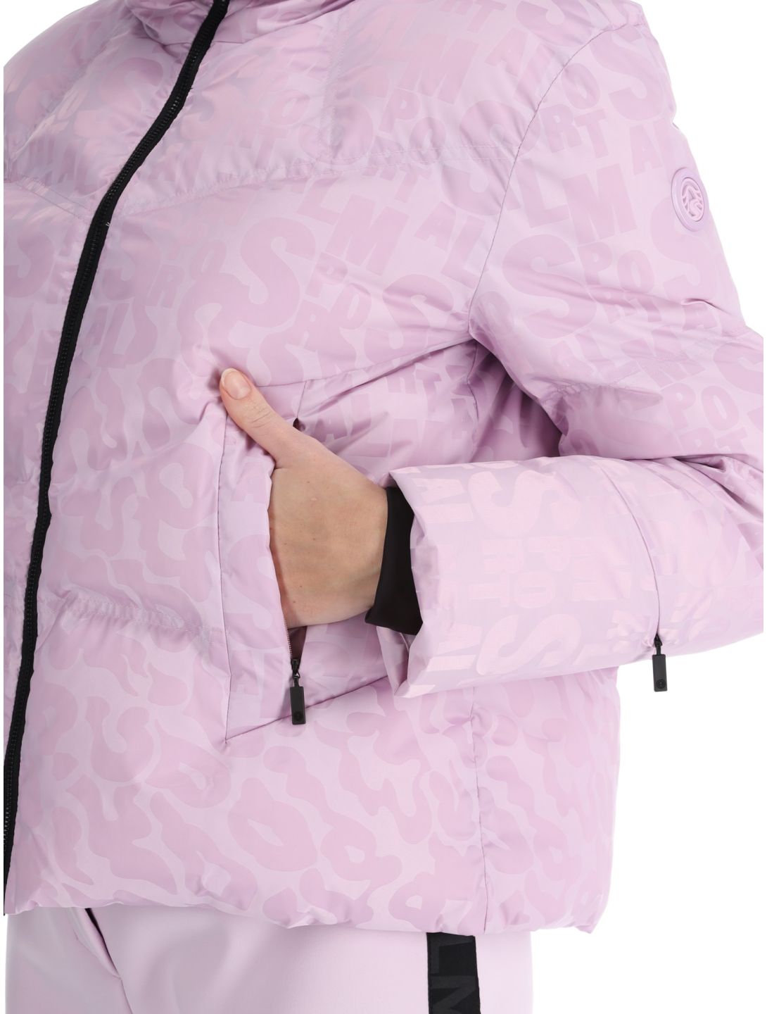 Sportalm Kitzbühel, Orlando Print CH o.K. veste de ski femmes Chalk Pink rose 