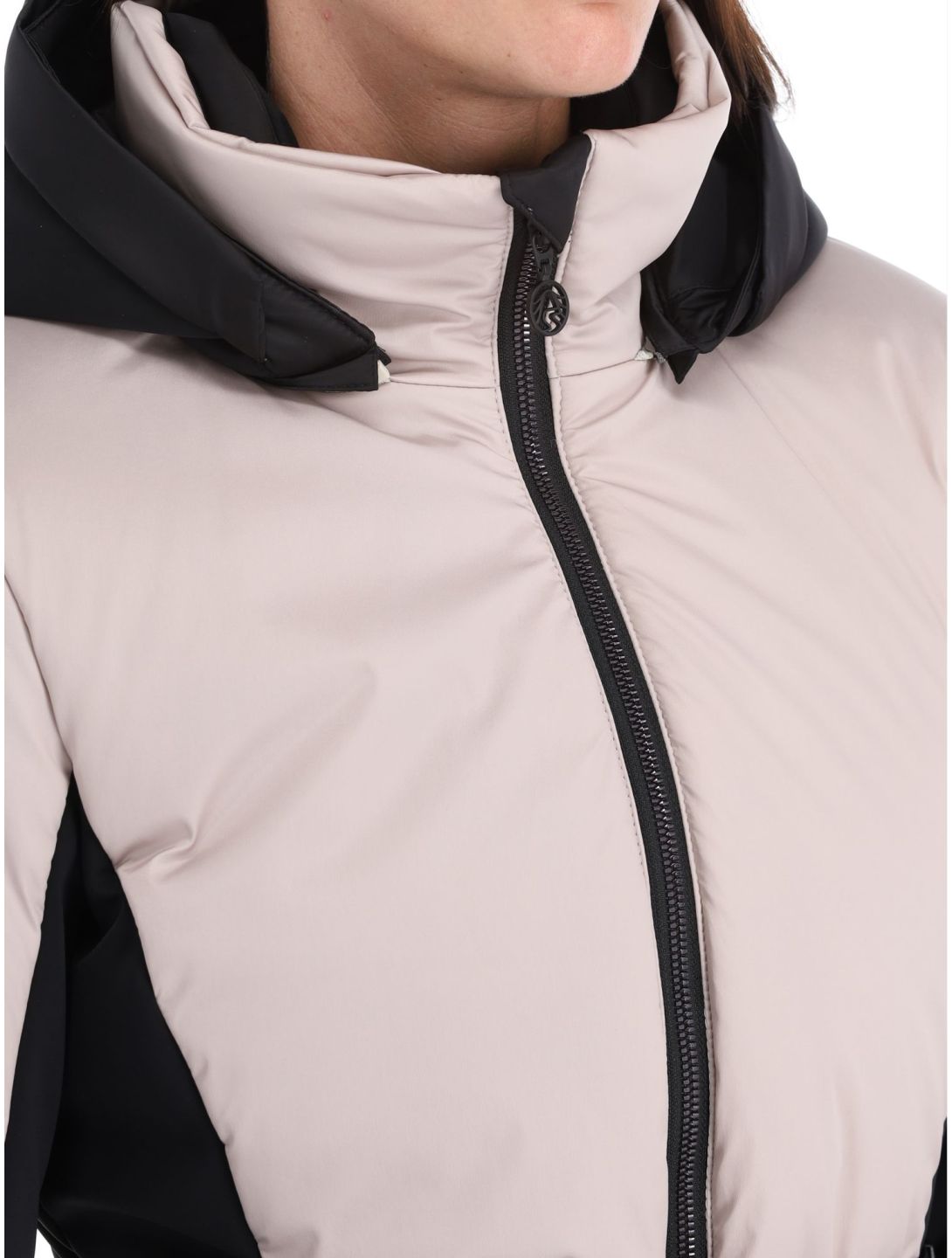 Sportalm Kitzbühel, Oxford m.Kap.o.P. veste de ski femmes Taupe Pink rose 